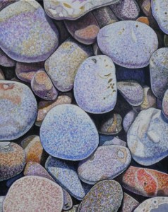 Pebbles, beach, wells next to the sea, norfolk 