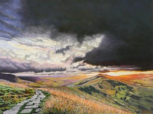 Sunrise Over Mam Tor, Derbyshire